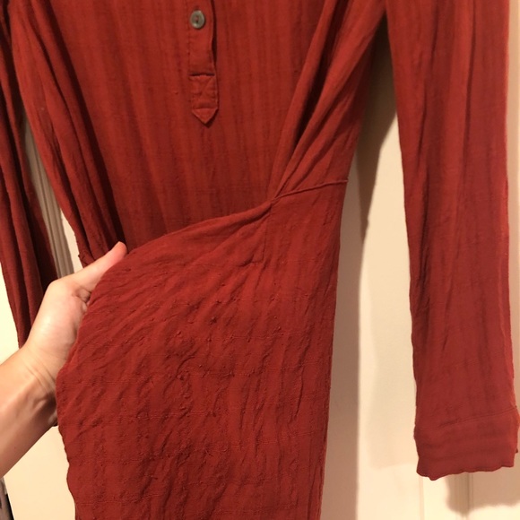 Anthropologie Maeve Bloomsbury Tie Dress - Picture 7 of 9